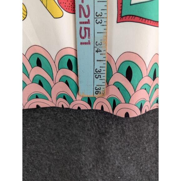 NICOLE By Nicole Miller Dress Sz 12 Multi-color Paisley Floral Beaded Sleeveless - Picture 3 of 7